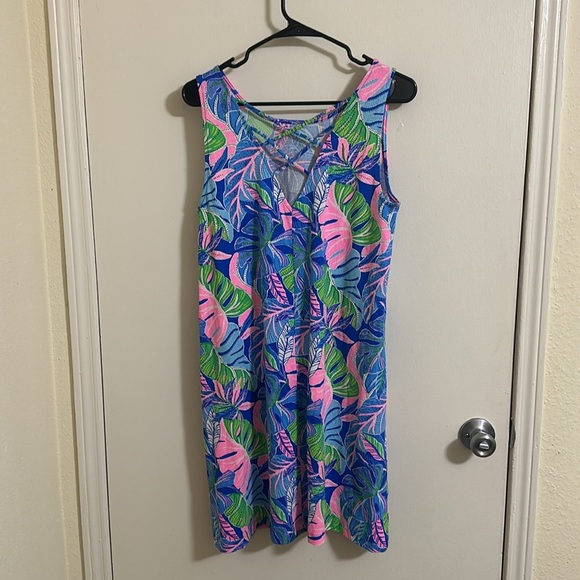 NWOT Lilly Pulitzer Tropical Print Swing Dress - Picture 3 of 5